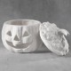 Ceramic Bisque Pumpkin Box with cut out - Case of 6